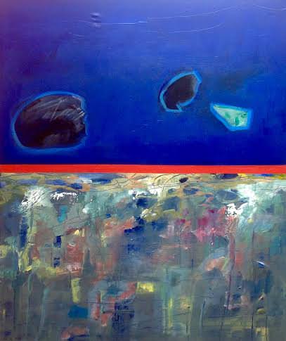 fondos marinos ii acrilico 100x120