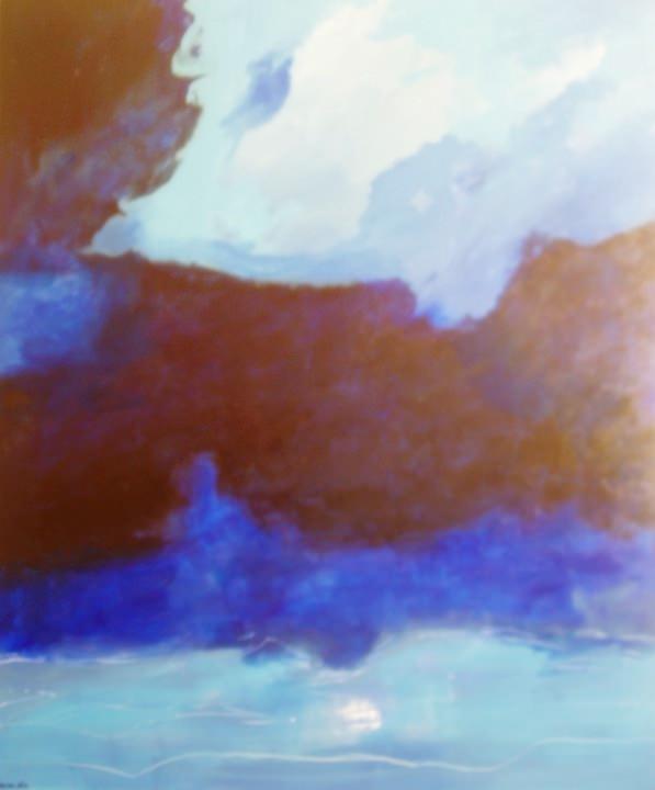 oceano acrilico 100x120